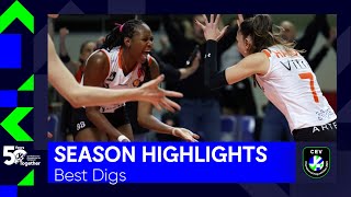 Eczacibasi's Top Digs of the Season I CEV Champions League Volley 2023 | Women