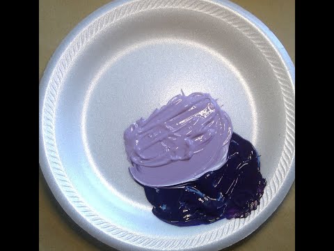 Making Your Own Color - Purple - Violet Lavender Color Mixing - Quick Painting Ideas