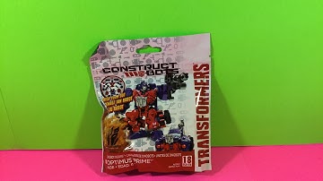 Unboxing & unwrapping Optimus Prime Transformers Construct Bots