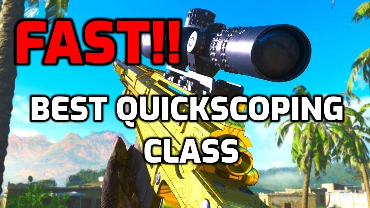 Best Quickscoping Class Setup Ax 50 Call Of Duty Modern Warfare Youtube