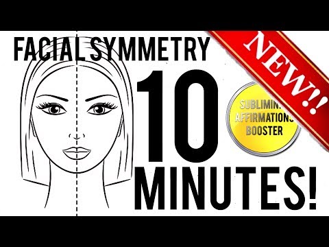 GET PERFECT FACIAL SYMMETRY IN 10 MINUTES SUBLIMINAL AFFIRMATIONS BOOSTER REAL RESULTS DAILY 
