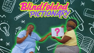 🎨 BLINDFOLDED Pictionary Challenge! 👀✍️ | Can We Guess It!