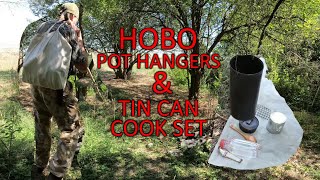 Simple HOBO Pot Hangers &amp; Tin Can Cookset.