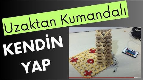 Gece Lambası Yapımı-RGB Gece Lambası Uzaktan Kumandalı