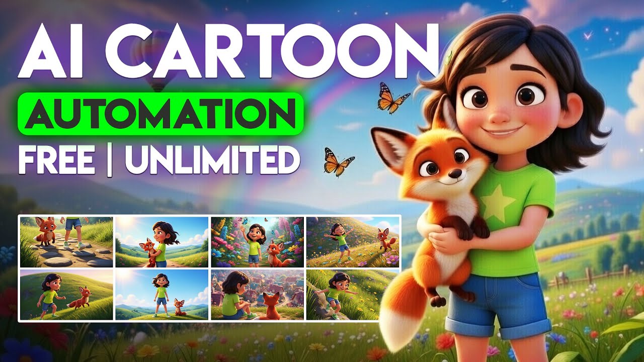 Make Full 3D Cartoon Animation FAST with FREE AI Tools | Consistent ...