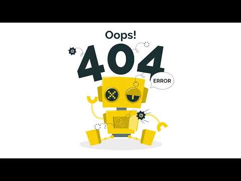 404 Error Page Animation | Motion Graphic