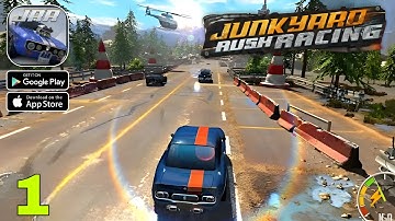 Junkyard Rush Racing Mobile Official Launch Gameplay walkthrough part 1 (Android/iOS)