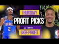 TONIGHT’S NBA GAMES = FREE MONEY? 💸 | Thursday NBA Predictions &amp; Best Bets | Profit Picks