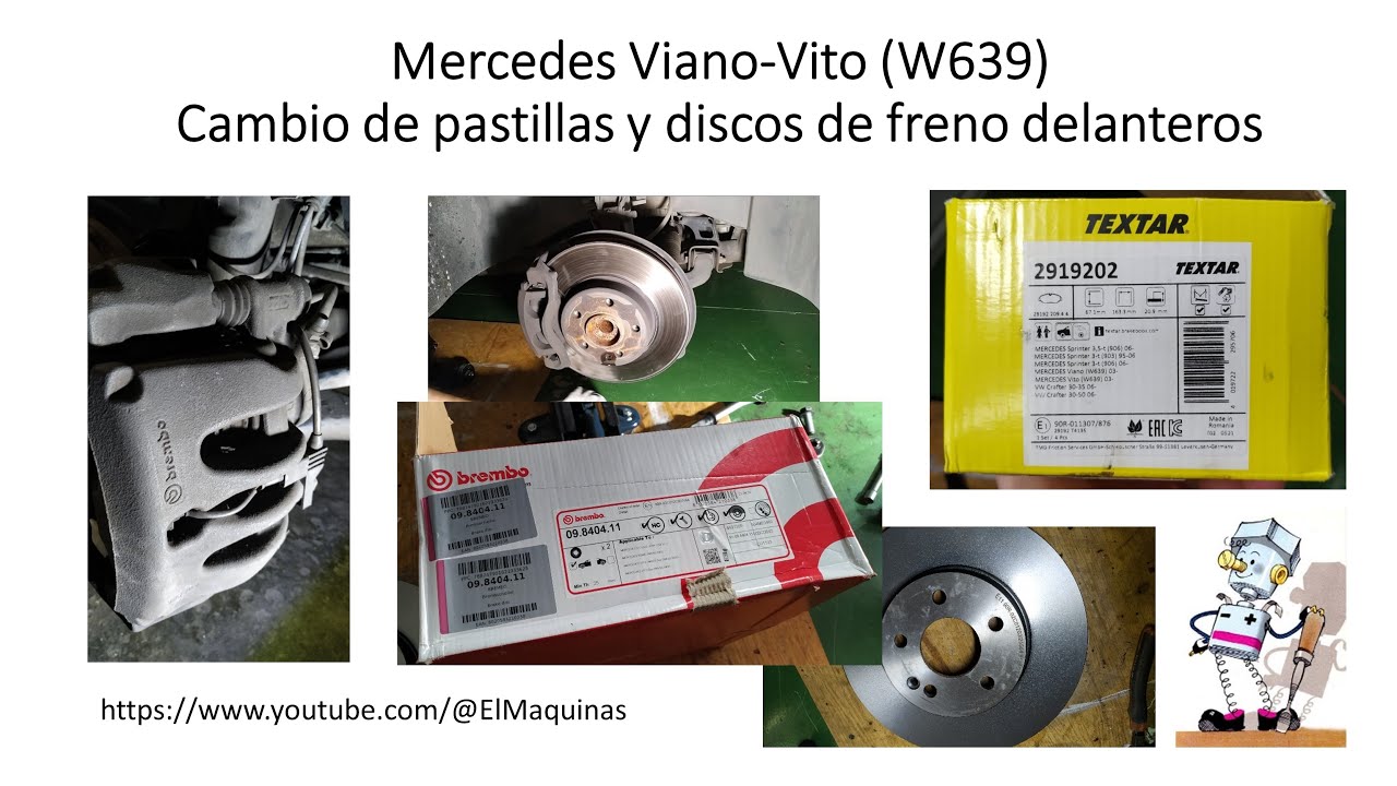 Brembo Rear Brake Pads For Mercedes Viano & Vito W639 - Set Of 4, Asbestos-Free