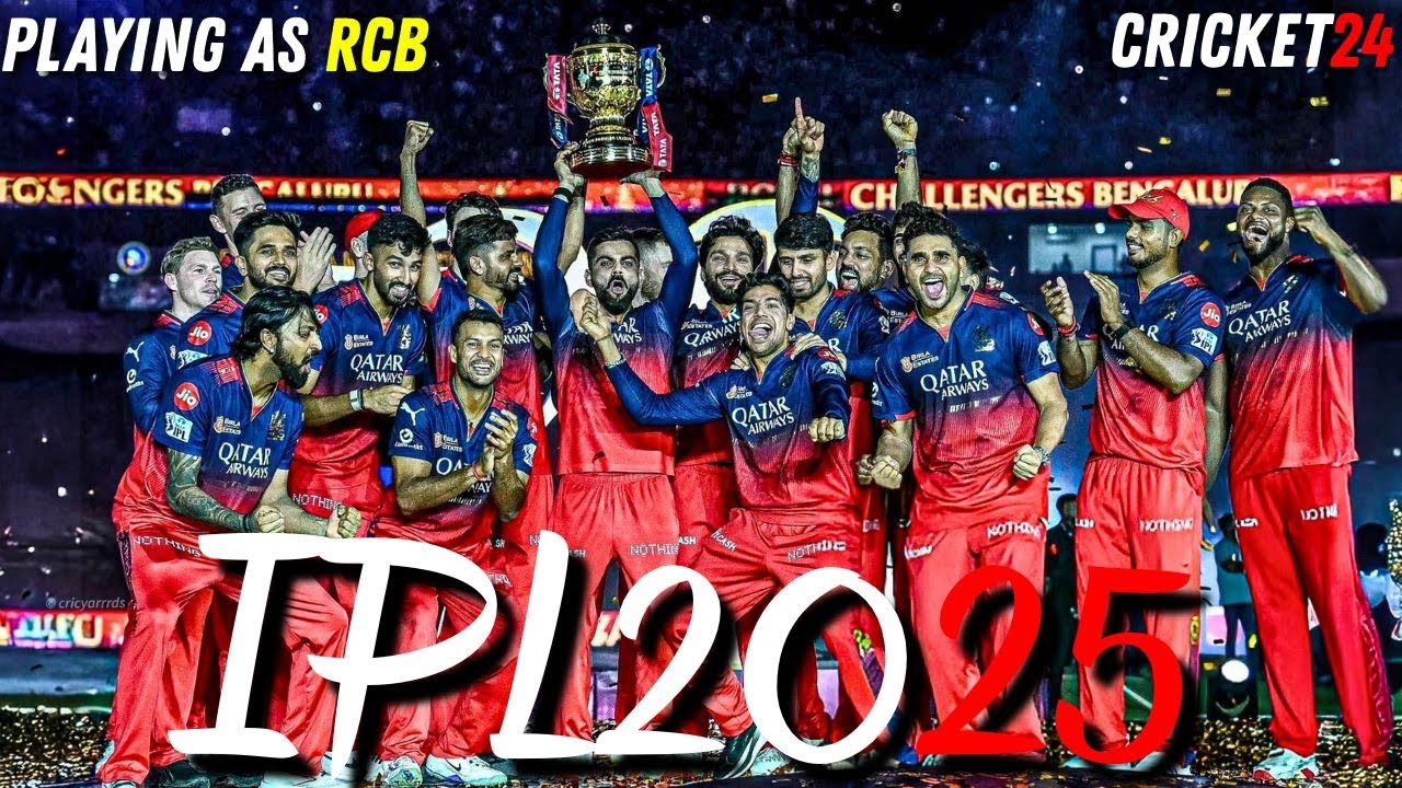 🔥 Playing IPL as RCB in Cricket 24 | LIVE  | 5 matches haar gay h abh ek bhi nahi haarna🏆