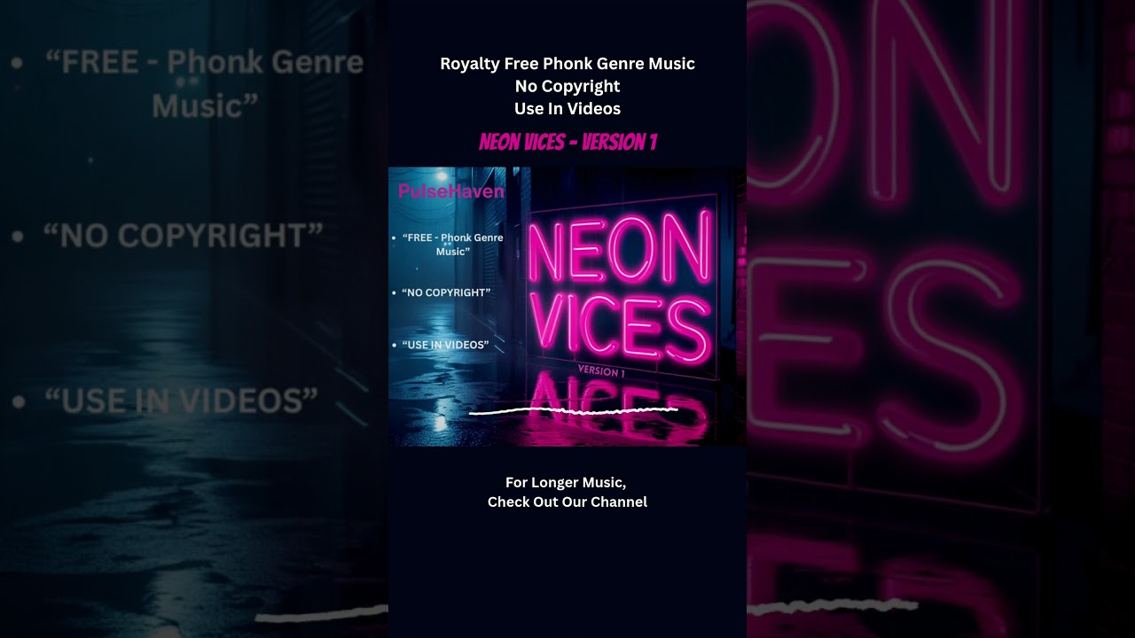 Neon Vices Version 1 | Drift Phonk • Cinematic Trap • No Copyright Music | Free for Creators