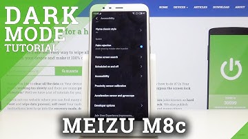 How to Activate Color Inversion in MEIZU M8C – Dark Theme