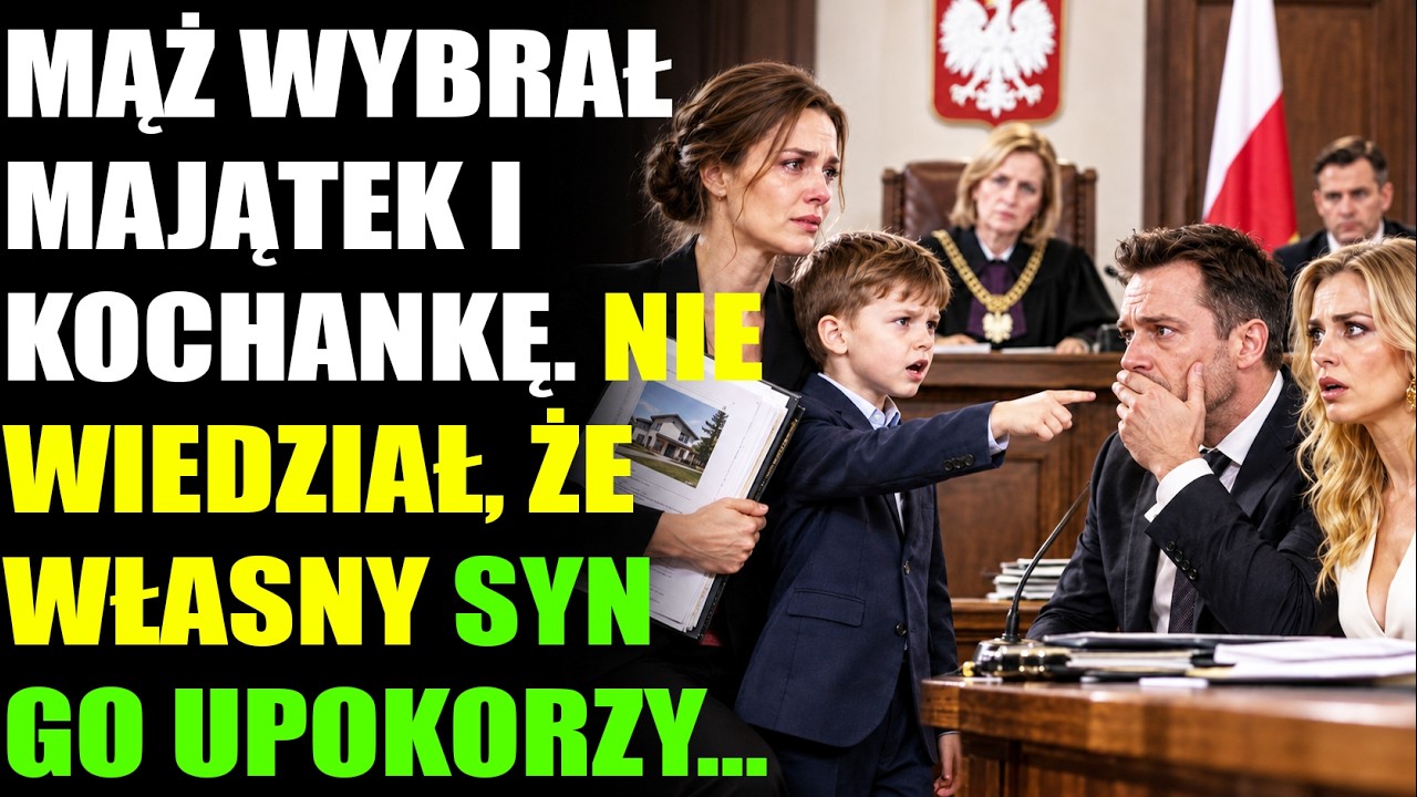 Sędzia zapytała Piotra, czy chce walczyć o opiekę nad synem. Wzruszył ramionami i powiedział, że Michał może zostać z matką. Nasz siedmioletni syn siedział obok mnie, ścisnął moją dłoń i patrzył...