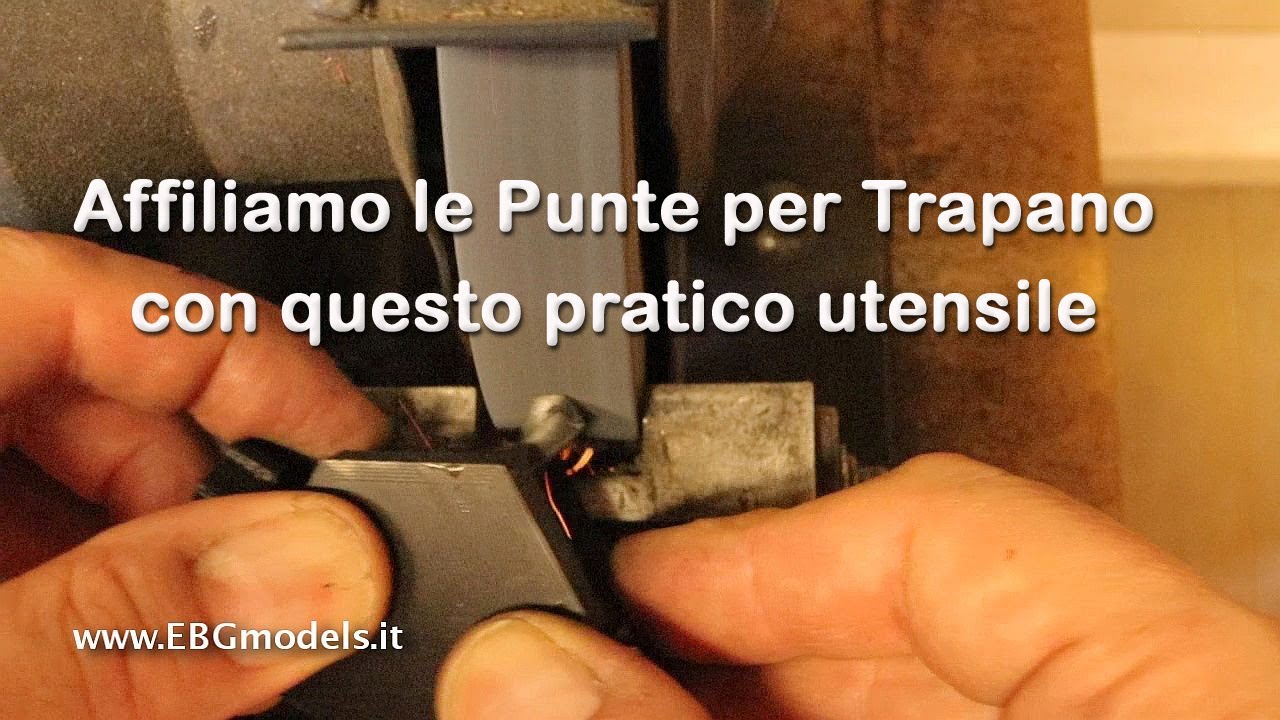 Pratico utensile Affilatore Punte per trapano. Affilare Punte per