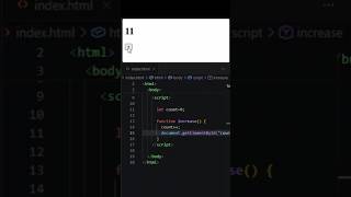 Counter app using html javascript function #coding #webdevelopment #website #css #codinglife