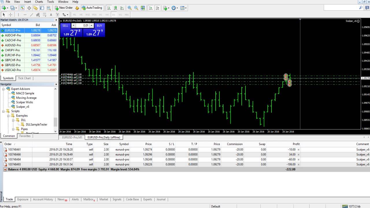 Forex live account