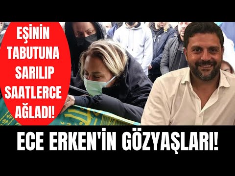 Ece Erken eşinin cenazesine sarılıp ağladı! Şafak Mahmutyazıcıoğlu memleketi Rize'ye götürüldü!