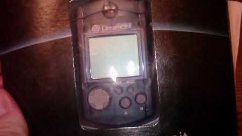 Blue Sega Dreamcast Visual Memory Unit (VMU) - Unboxing