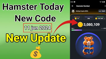 11 June Morse Code Hamster Kombat | 1 Million Points Daily Cipher | Hamster kombat today morse code