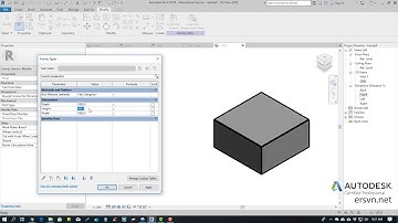 Family Revit | Bài 07: Tạo khối hình học extrusion