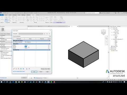 Family Revit | Bài 07: Tạo khối hình học extrusion
