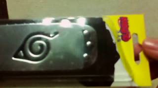 Naruto Hidden Leaf village Headband Unboxing