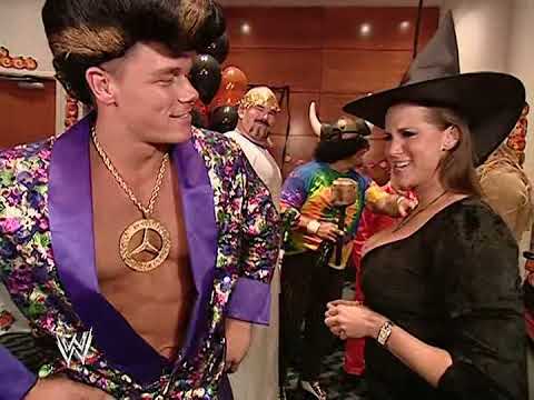 WWE Smackdown - John Cena & Stephanie McMahon @ Halloween Party (2002-10-31)