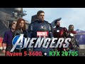 Marvel's Avengers (Beta) Ryzen 5 3600 + RTX 2070S Ultra fps test