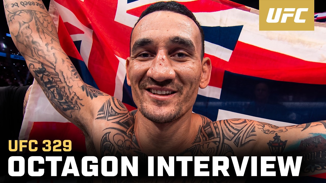 Max Holloway Octagon Interview | UFC 329