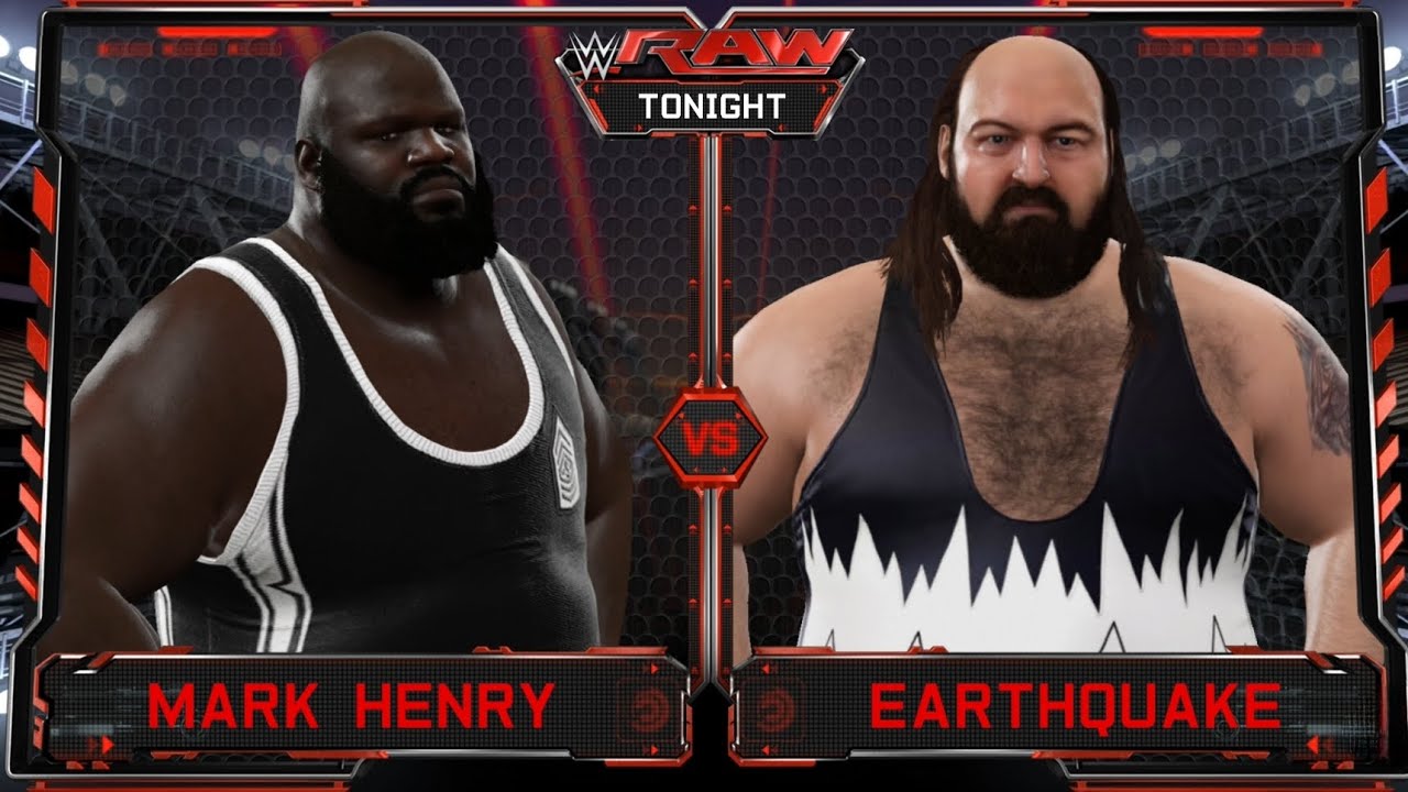 Марк Генри против Эртквейка | WWE 2K17