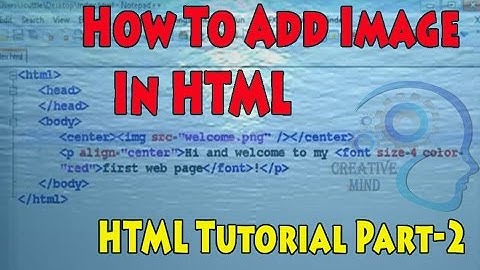 Web design & development। How to add image on HTML। Basic bangla tutorial of HTML part-2