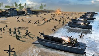 D-Day Beach Landing | MEN OF WAR 2 Editor Battle
