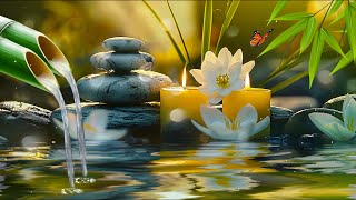 Relaxing Music Relieves Stress 24/7🌿Bamboo Water   Deep Sleep   Music for Studying, Meditation, Spa
