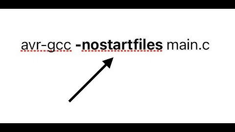 Nostartfiles Flag: What and Why? atmega328p Bootloader Project - Part 2