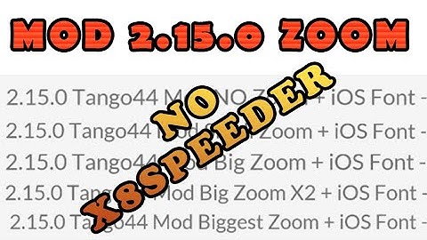 Mod ZOOM  2.15.0 No X8Speeder (Agario Mobile )