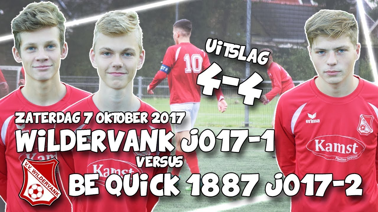 3 GOALS!! Wildervank JO17-1 - Be Quick 1887 JO17-2 | Reguliere competitie | Sony FDR-AXP33