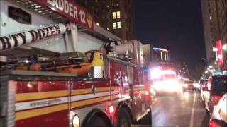 (READ DESCRIPTION) - MULTIPLE FDNY UNITS RESPONDING TO A 10-76 COMMERCIAL HIGH RISE FIRE ON 8TH AVE.