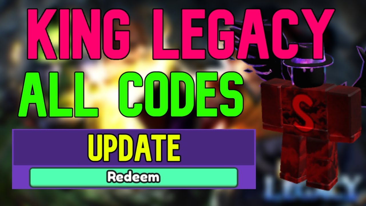 Roblox King Legacy New Codes May 2023 