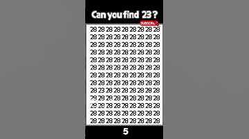 Find 23! #quiz #odd #math #iq #numbersgame #speed #shorts #mathexam #speedquiz