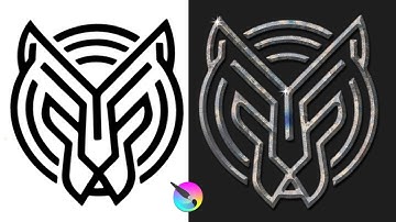 KRITA 5.0 - LAYER STYLES - How to modify a simple design into something more dimensional