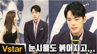 무슨 일이? 김정현, 눈시울도 붉힌 ‘시간’ 제작발표회 (2018.07.20)