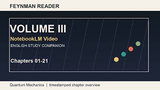 Feynman Reader EN Volume III - NotebookLM Video
