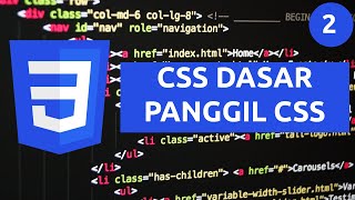 Belajar CSS - Pemanggilan CSS