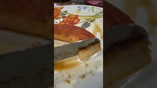 Leche flan made in the oven