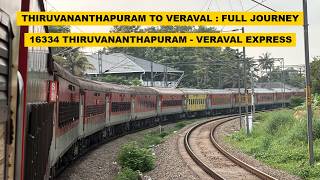 Thiruvananthapuram To Veraval : Full Journey : 16334 Thiruvananthapuram - Veraval Express