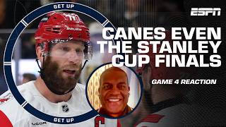 CANES TIE IT UP 🏒 REACTION to Game 4️⃣ of the 2026 Stanley Cup Finals 🔥 | Get Up