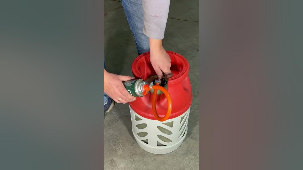 Как заправить одноразовый газовый баллон 😮😮😮 - YouTube