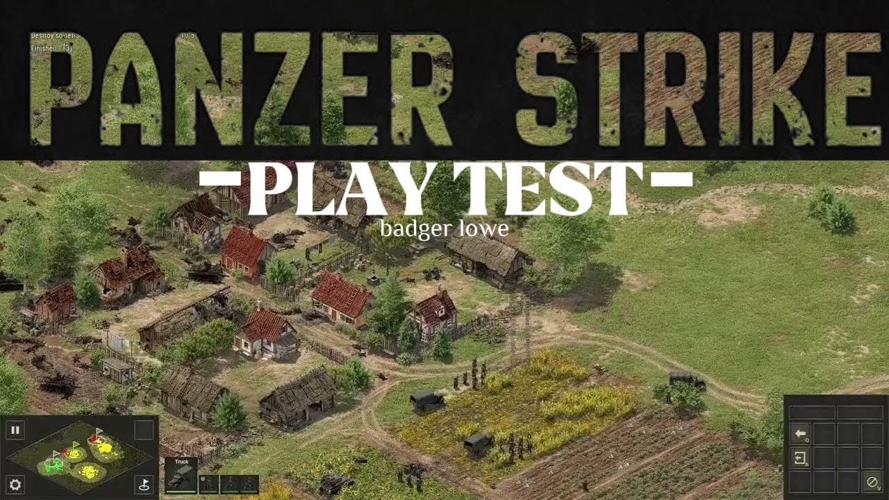 Panzer Strike Rts Panzer Strike - Playtest Mission - YouTube