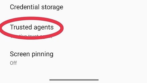 OnePlus Ace Racing security setting, How to on trust Agent OnePlus Ace Racing