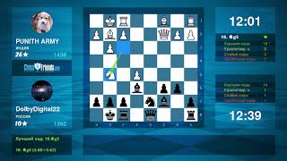 Chess Game Analysis: PUNITH ARMY - DolbyDigital22 : 1-0 (By ChessFriends.com) screenshot 4